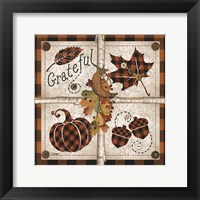 Autumn Four Square Grateful Framed Print