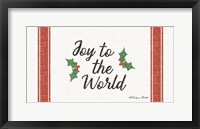 Framed Joy to the World Grain Sack