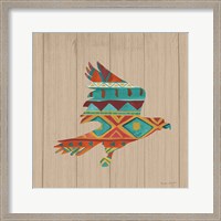 Framed Southwestern Vibes III on Walnut