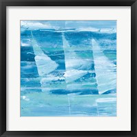 Summer Sail I Blue Framed Print