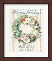 Framed 'Floursack Holiday Bright II' border=