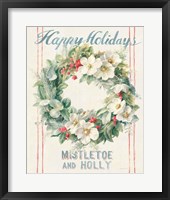 Framed 'Floursack Holiday Bright II' border=