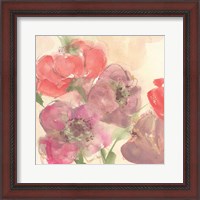 Framed 'Coral Blooms II' border=