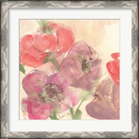 Framed 'Coral Blooms II' border=