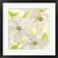 Dancing Clematis II Framed Print