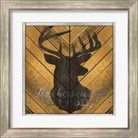 Framed 'Tis the Season Deer' border=