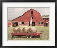 Framed Clayton Hay Wagon