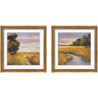 Framed 'Low Country Landscape 2 Piece Framed Art Print Set' border=