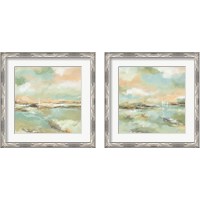 Framed 'Waterline 2 Piece Framed Art Print Set' border=