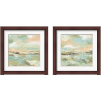 Framed 'Waterline 2 Piece Framed Art Print Set' border=