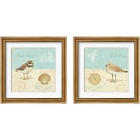 Framed 'Natural Seashore 2 Piece Framed Art Print Set' border=