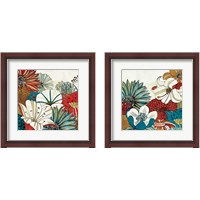 Framed 'Contemporary Garden 2 Piece Framed Art Print Set' border=