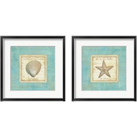 Framed 'Bijou de Mer 2 Piece Framed Art Print Set' border=