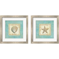 Framed 'Bijou de Mer 2 Piece Framed Art Print Set' border=