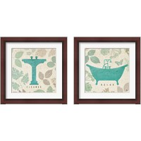 Framed 'Forest Bath 2 Piece Framed Art Print Set' border=