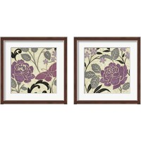 Framed 'Perfect Petals 2 Piece Framed Art Print Set' border=