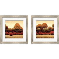 Framed 'Autumn Forest 2 Piece Framed Art Print Set' border=
