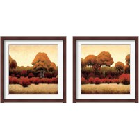 Framed 'Autumn Forest 2 Piece Framed Art Print Set' border=