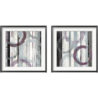 Framed 'Plum Zephyr 2 Piece Framed Art Print Set' border=