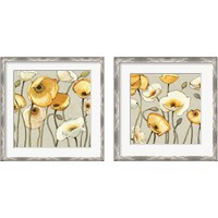 Framed 'Jaune Gris 2 Piece Framed Art Print Set' border=