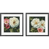 Framed 'Floral Damask 2 Piece Framed Art Print Set' border=