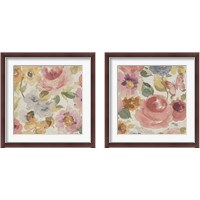 Framed 'Romantic Poem 2 Piece Framed Art Print Set' border=