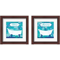 Framed 'Relax & Indulge 2 Piece Framed Art Print Set' border=