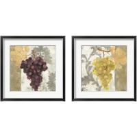 Framed 'Acanthus and Paisley with Grapes 2 Piece Framed Art Print Set' border=