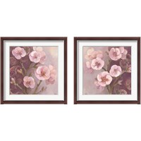 Framed 'Gypsy Blossoms 2 Piece Framed Art Print Set' border=