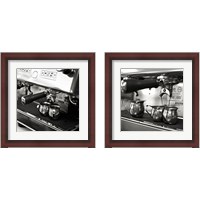 Framed 'Coffeehouse 2 Piece Framed Art Print Set' border=