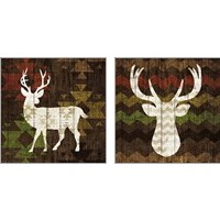 Framed 'Southwest Lodge 2 Piece Art Print Set' border=