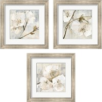 Framed 'Elegance Greige 3 Piece Framed Art Print Set' border=