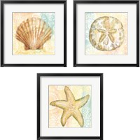 Framed 'Golden Treasures 3 Piece Framed Art Print Set' border=