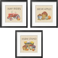 Framed 'Heartland Harvest Moments 3 Piece Framed Art Print Set' border=