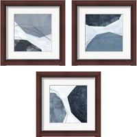 Framed 'Adjacent Abstraction  3 Piece Framed Art Print Set' border=