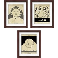 Framed 'All Hallow's Eve 3 Piece Framed Art Print Set' border=