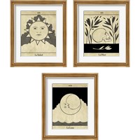 Framed 'All Hallow's Eve 3 Piece Framed Art Print Set' border=