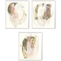 Framed 'Hyacinth Gesture  3 Piece Canvas Print Set' border=