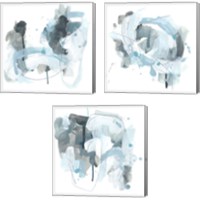 Framed 'Liquid Notation 3 Piece Canvas Print Set' border=