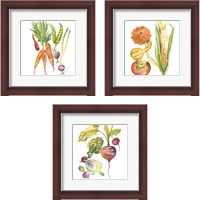 Framed 'Harvest Medley 3 Piece Framed Art Print Set' border=