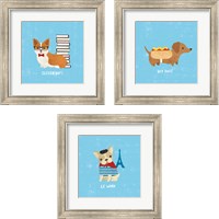 Framed Good Dogs 3 Piece Framed Art Print Set