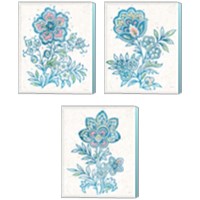 Framed 'Kala Flower 3 Piece Canvas Print Set' border=