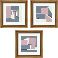 Framed 'Shadow of the Walls 3 Piece Framed Art Print Set' border=