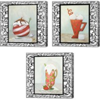 Framed 'Tis the Season for Cocoa 3 Piece Canvas Print Set' border=