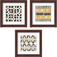 Framed 'Kitwe  3 Piece Framed Art Print Set' border=