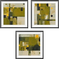 Framed 'Shady Lane 3 Piece Framed Art Print Set' border=