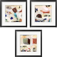 Framed 'Brain Freeze 3 Piece Framed Art Print Set' border=