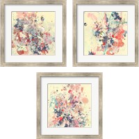 Framed 'Cream 3 Piece Framed Art Print Set' border=