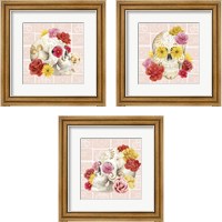 Framed 'Fiesta de la Vida Muertos 3 Piece Framed Art Print Set' border=