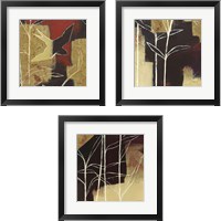 Framed Sun Stems Tile 3 Piece Framed Art Print Set